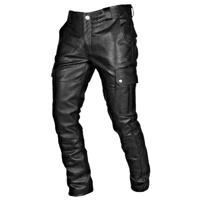 Thomas | Faux Leather Trousers