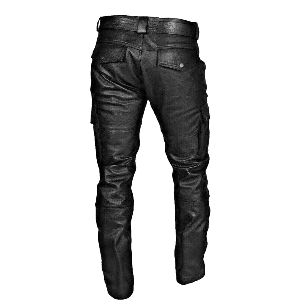 Thomas | Faux Leather Trousers