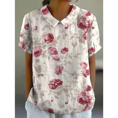 Karin | Blossom Print Casual Blouse