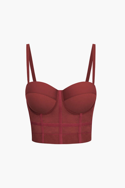 Andrea | Breezy Mesh Bustier Corset Top