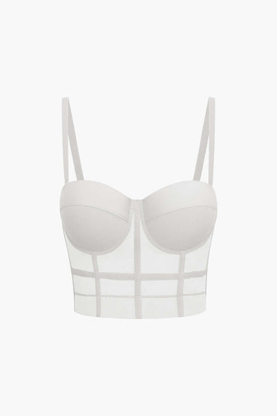 Andrea | Breezy Mesh Bustier Corset Top