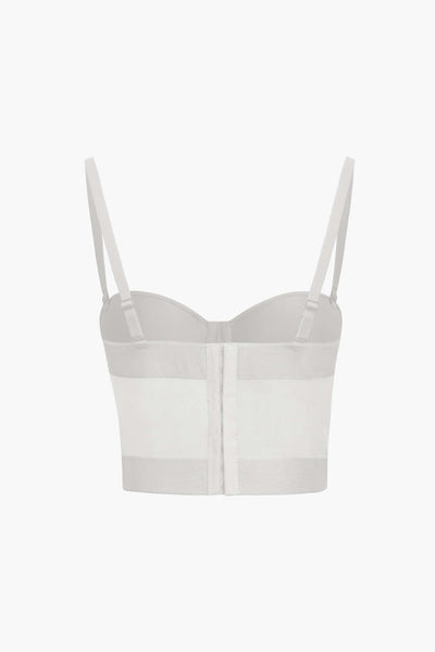 Andrea | Breezy Mesh Bustier Corset Top