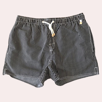 Striped Comfort | Men's Swim Shorts - Lightweight Beach & Board Shorts 3