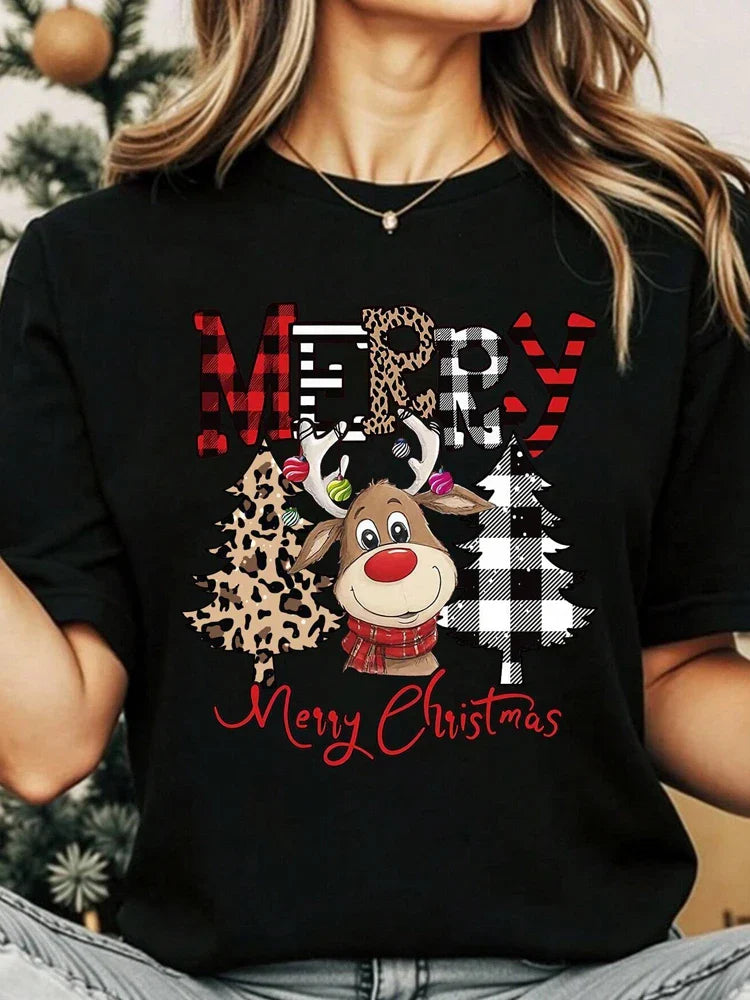 Nelia | Christmas Short Sleeve T-Shirt