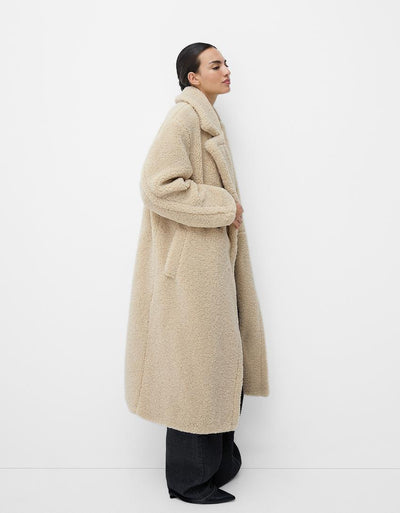 Christina | Oversized  Two row Teddy jacket