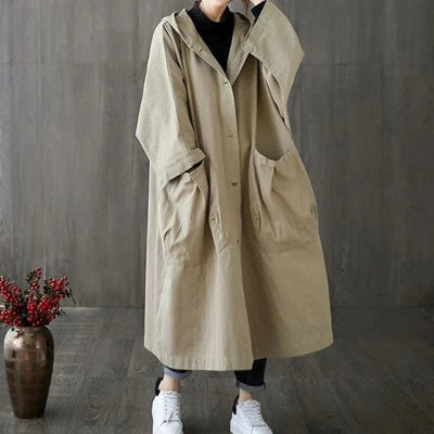 Christina | Waterproof hooded trench coat