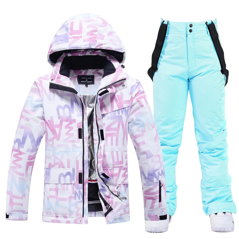 Christina | Winter ski suit with hood