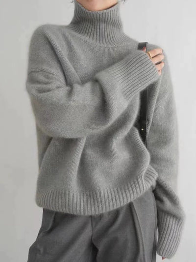 Stephanie | Cashmere Turtleneck Sweater