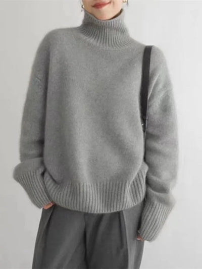 Stephanie | Cashmere Turtleneck Sweater