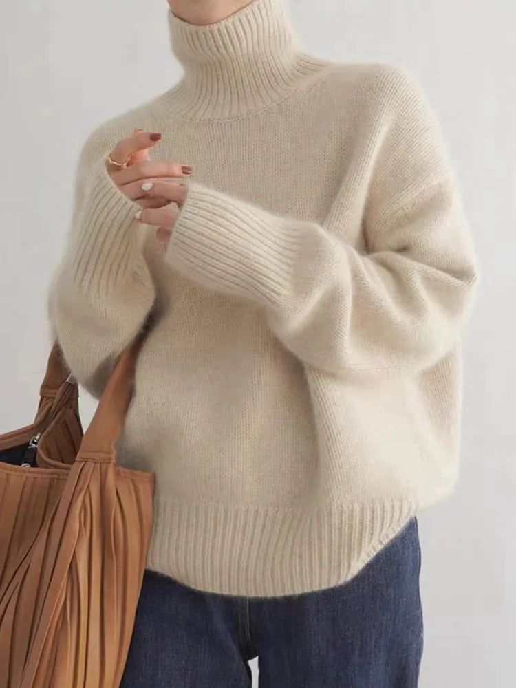 Stephanie | Cashmere Turtleneck Sweater