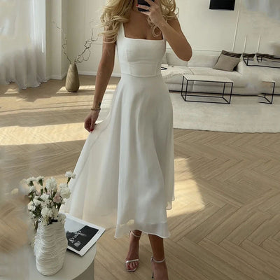 Matilda | Elegant Sleeveless Wedding Guest Dress