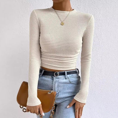 Darcy | Long Sleeve Crop Top