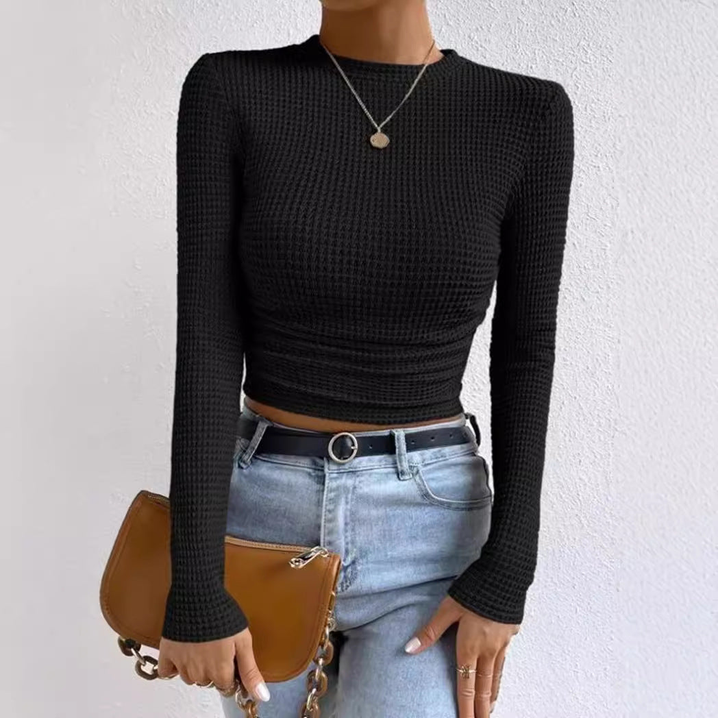 Darcy | Long Sleeve Crop Top