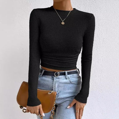 Darcy | Long Sleeve Crop Top