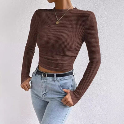 Darcy | Long Sleeve Crop Top