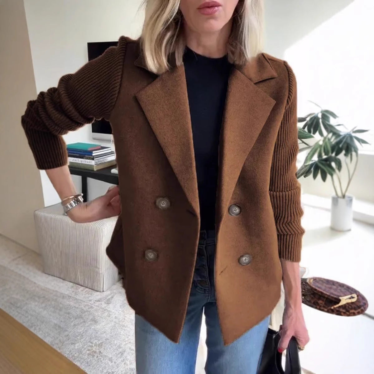 Anaya | Classic double-breasted Oversized Blazer