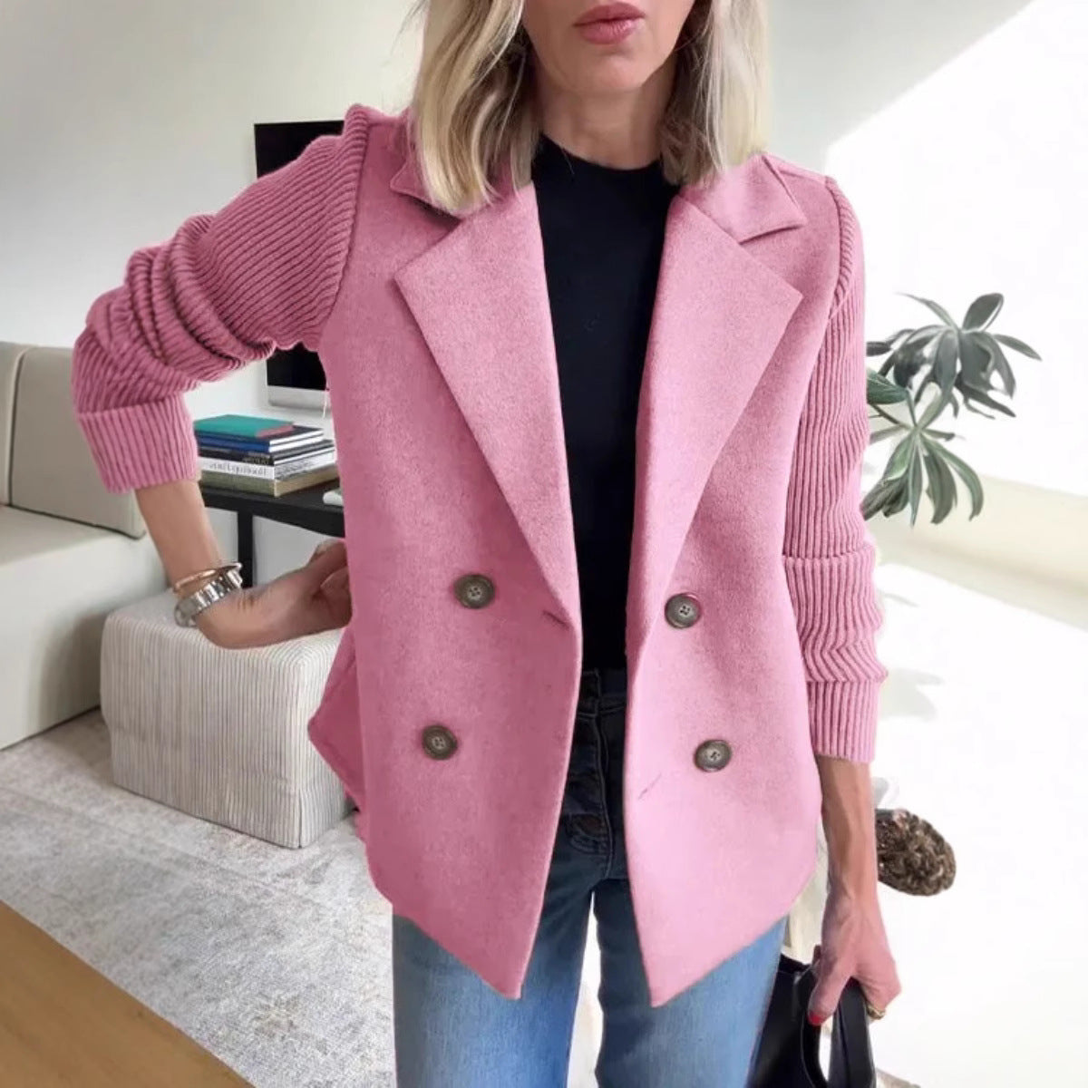 Anaya | Classic double-breasted Oversized Blazer