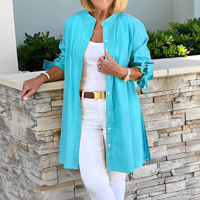 Aria | Tunic Shirt With Front button