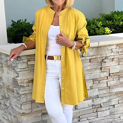 Aria | Tunic Shirt With Front button