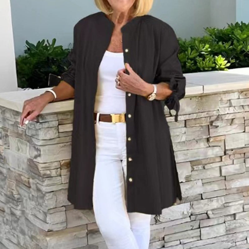 Aria | Tunic Shirt With Front button