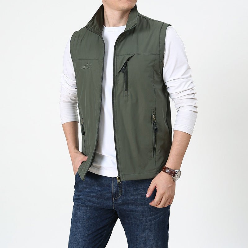 Daniel | Elegant stand up collar vest
