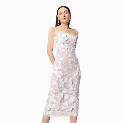 Daniela | Elegant festive midi party dress