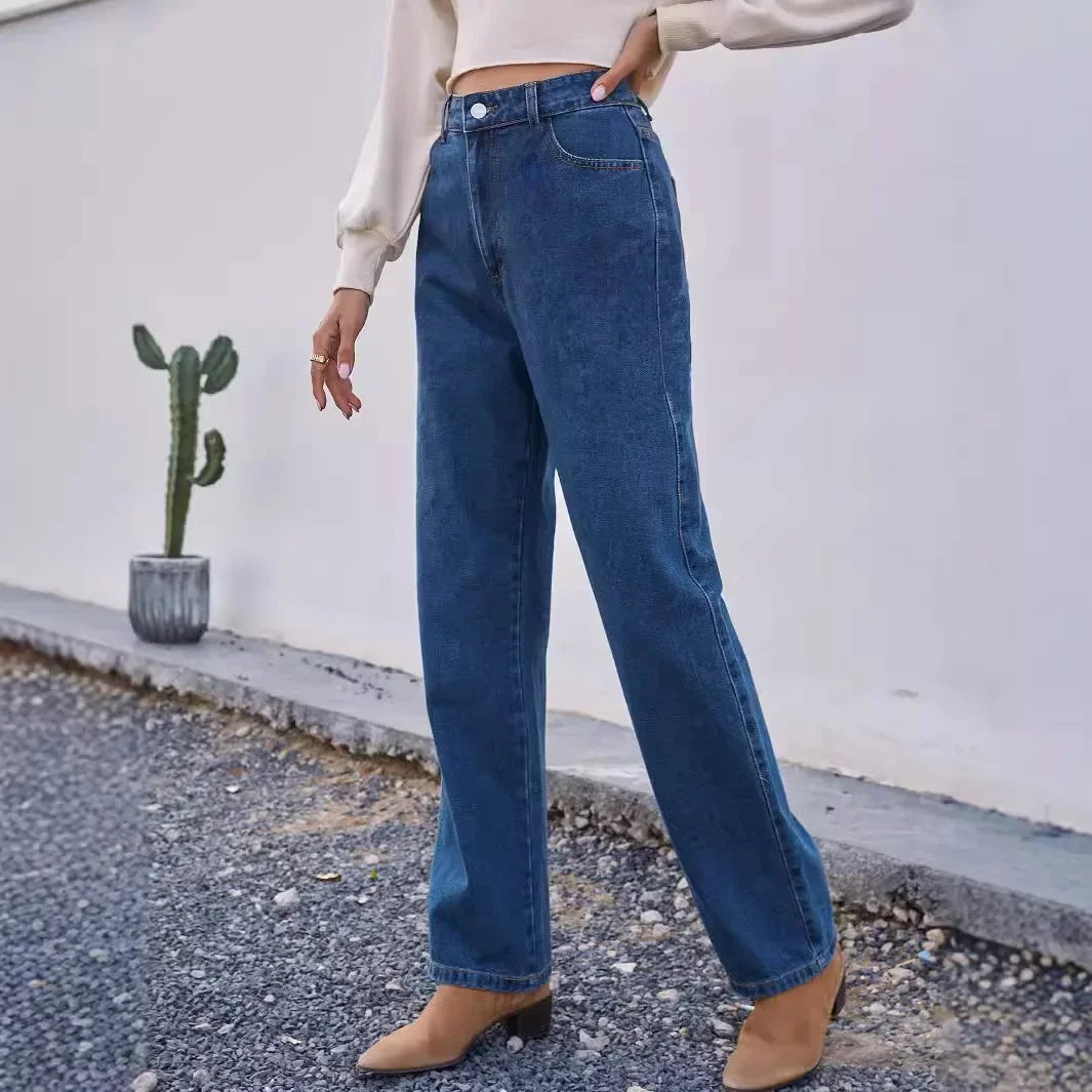 Daria | Dark High Waisted Mom Jeans