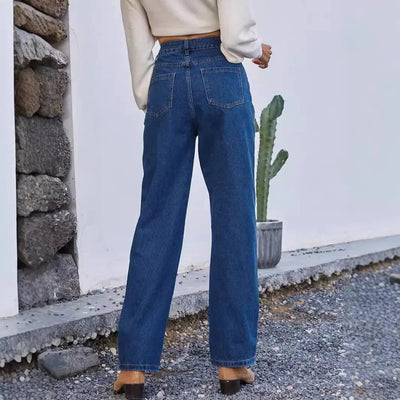 Daria | Dark High Waisted Mom Jeans