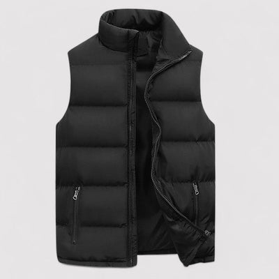 Alexander | Elegant Warm & Slim Fit Stand Collar Vest