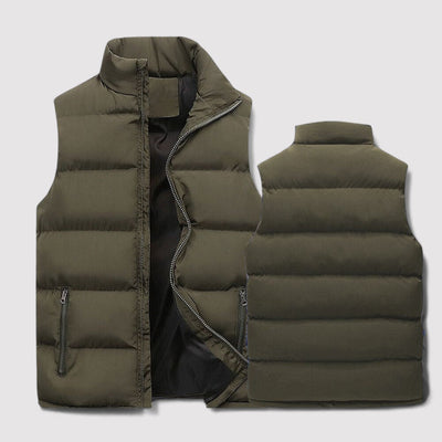 Alexander | Elegant Warm & Slim Fit Stand Collar Vest