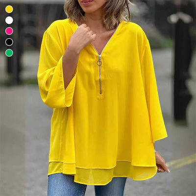 Variant image for Aria | Chiffon Blouse for Women - Elegant Summer Top-25