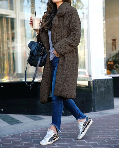 Federica | Long fleece winter coat