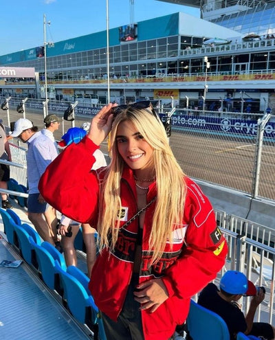 Abby | Sporty Style Ferrari Racer Jacket