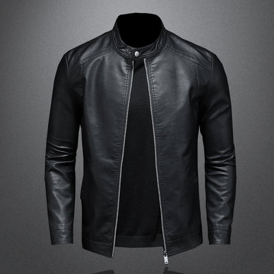 Anthony | Leather Moto Jacket