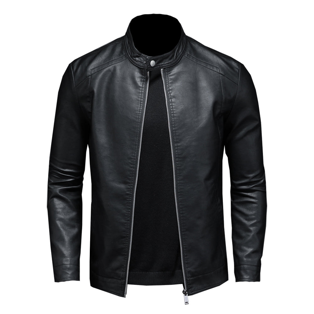 Anthony | Leather Moto Jacket