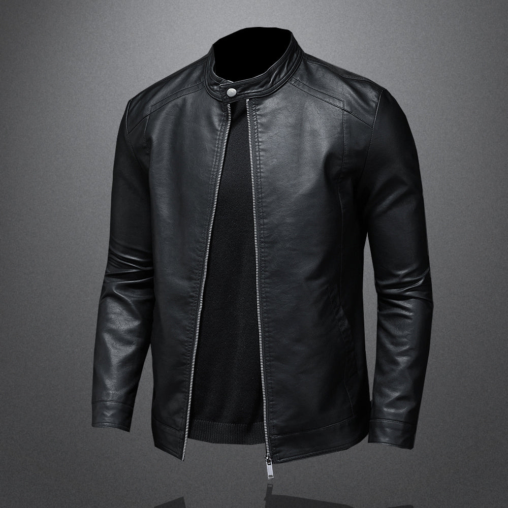 Anthony | Leather Moto Jacket