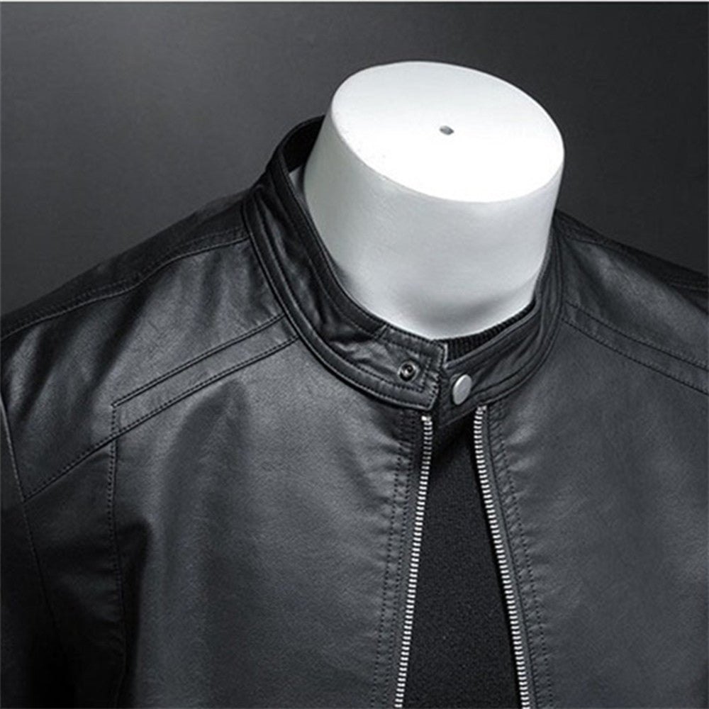 Anthony | Leather Moto Jacket