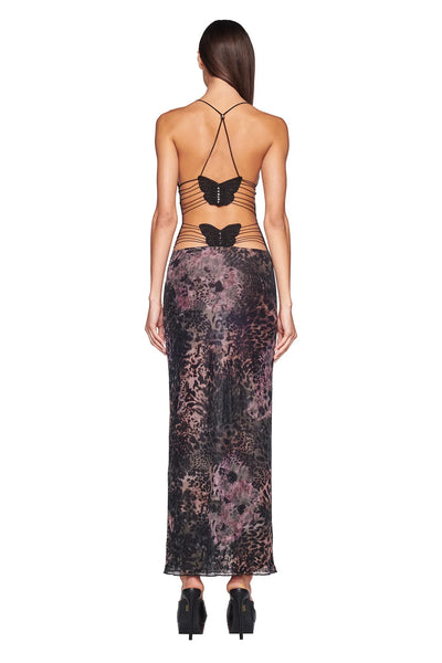 Alexandra | Butterfly back dress