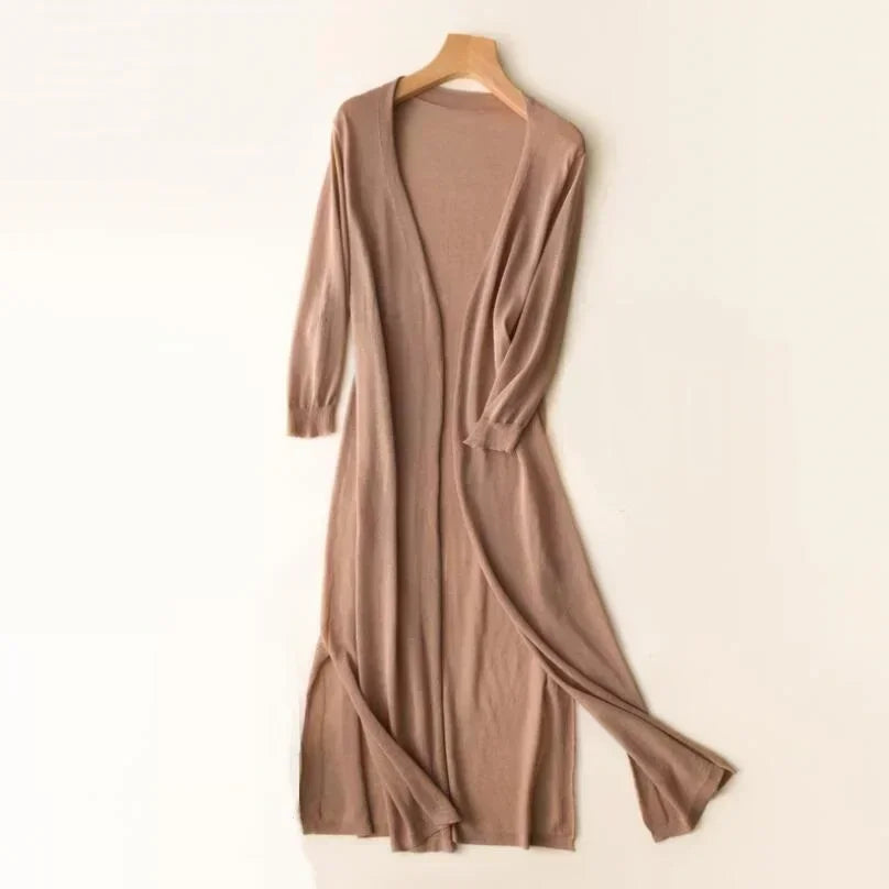 Lina | Elegant Lightweight Long Cardigan