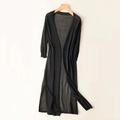 Lina | Elegant Lightweight Long Cardigan