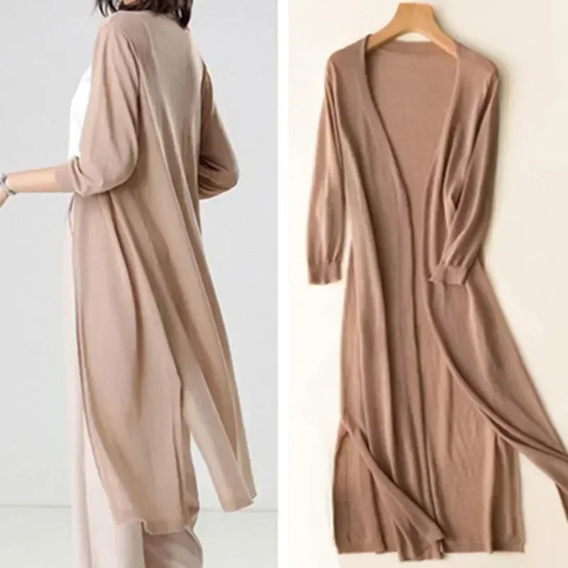 Lina | Elegant Lightweight Long Cardigan
