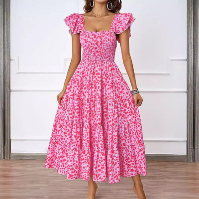 Giada | Curly bodice and curly straps Maxi dress