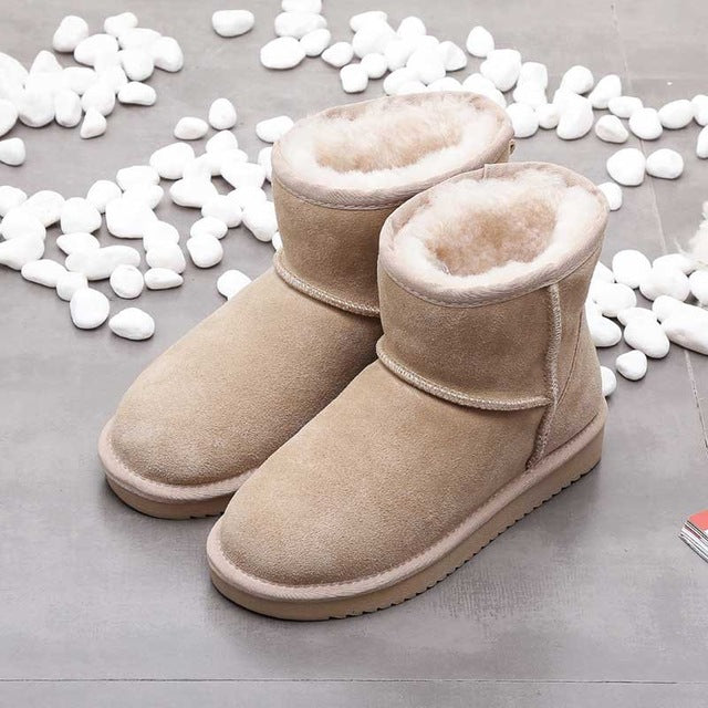 Ruby | Winter leather snow boots