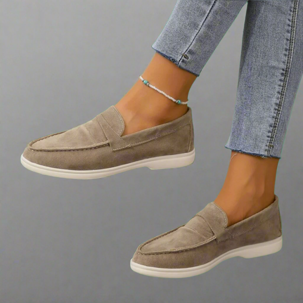 Matilda | Suede Moccasin Slippers
