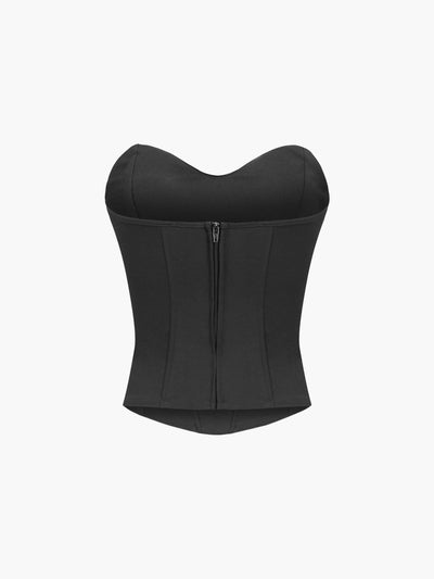 Heidi | Stylish Heart Shaped Neck Corset Top