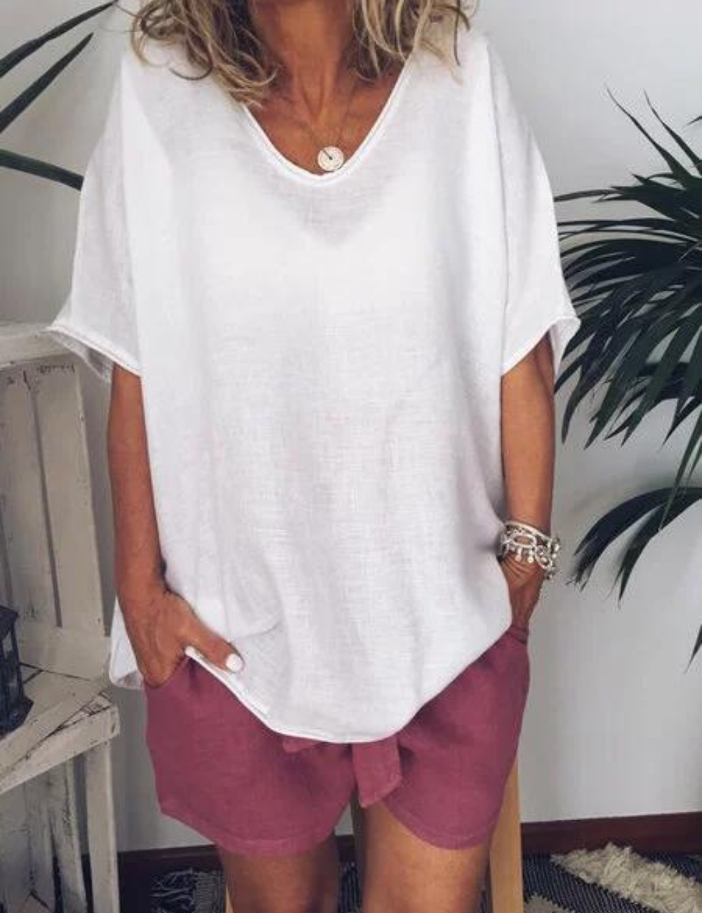 Sarah | Oversized Casual Versatile T Shirt