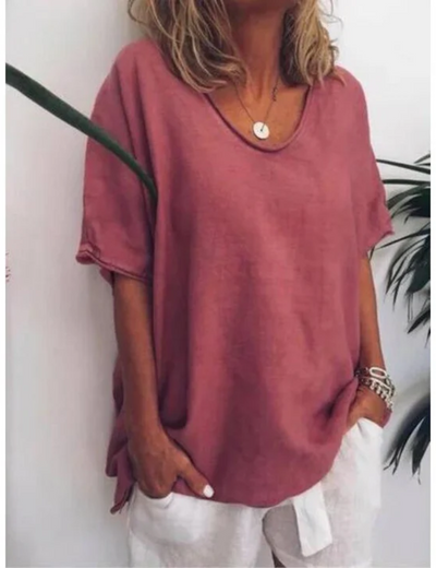 Sarah | Oversized Casual Versatile T Shirt