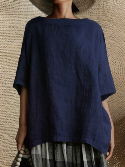 Janina | Oversized Vintage Tunic Top