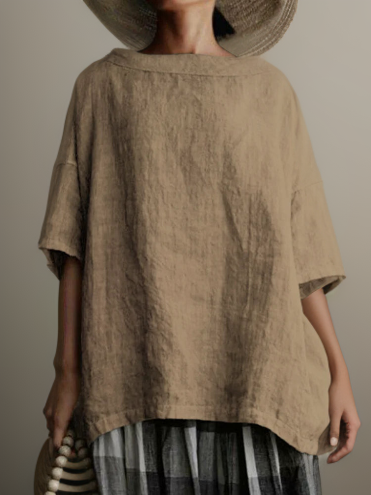 Janina | Oversized Vintage Tunic Top