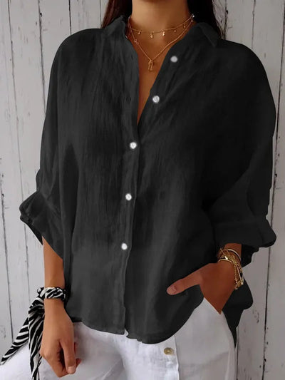 Jennifer | Elegant Plus Size Long Sleeve Blouse